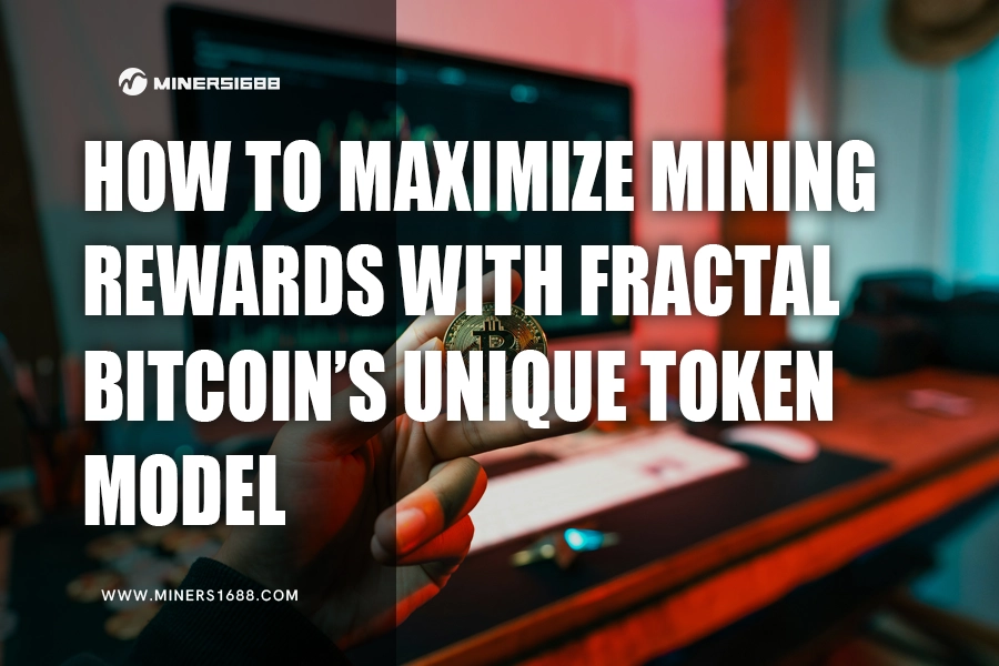 Fractal Bitcoin mining setup, showcasing a hybrid mining model that merges Bitcoin and Fractal Bitcoin mining, maximizing efficiency and profitability through Cadence Mining.