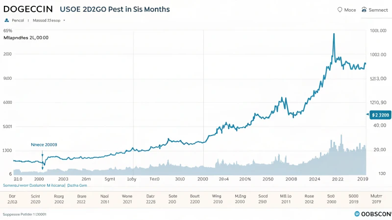 dogecoin price fluctuations graph