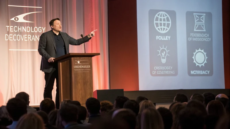 elon musk conference speech