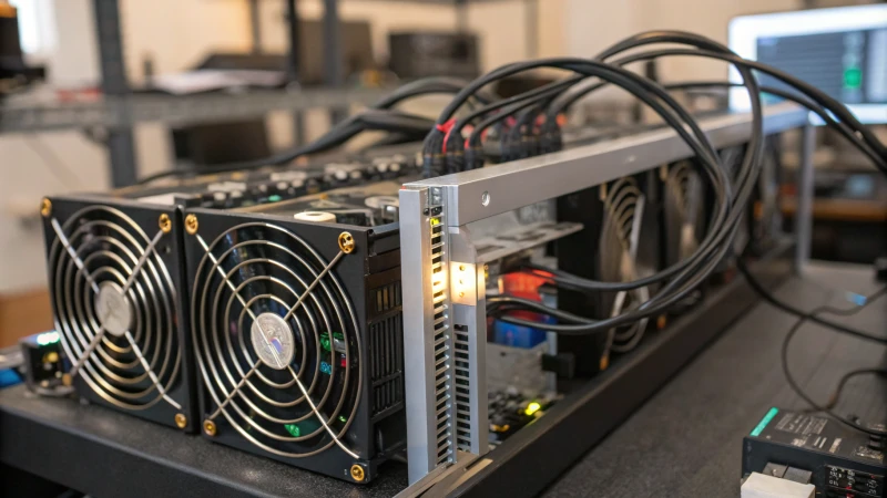 high performance asic miner closeup