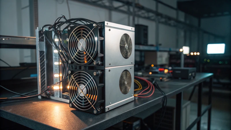 high performance asic miner industrial workspace