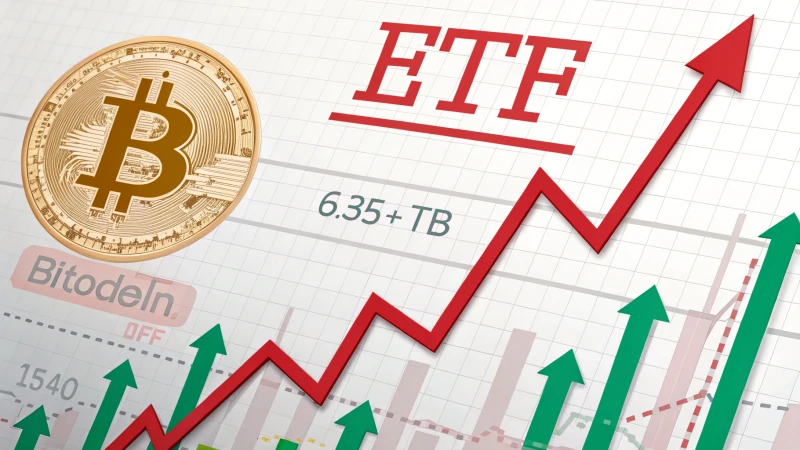 bitcoin etf volatility infographic