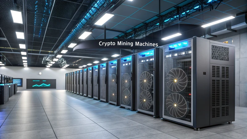 crypto mining machines data center