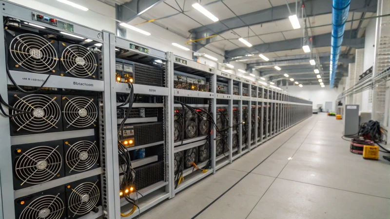 modern cryptocurrency mining facility 1