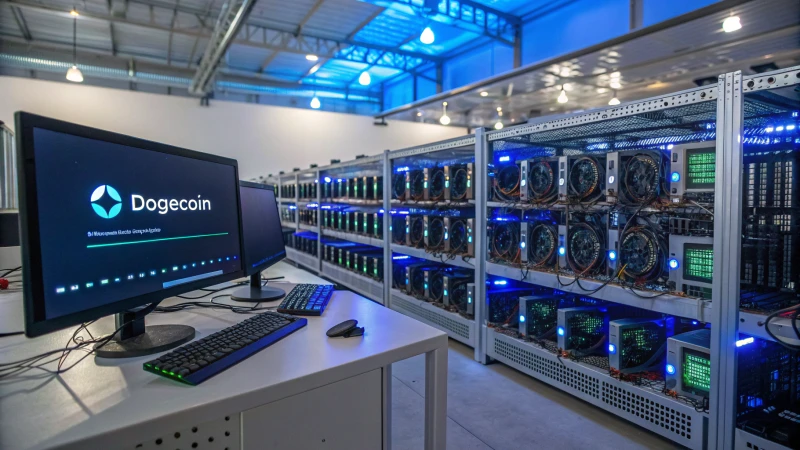 modern cryptocurrency mining facility